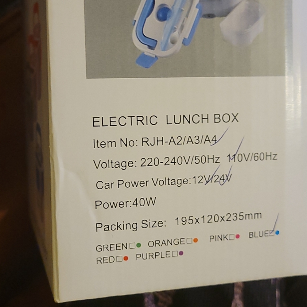 Portable Mobile electric Lunch Box NWT - Picture 2 of 4